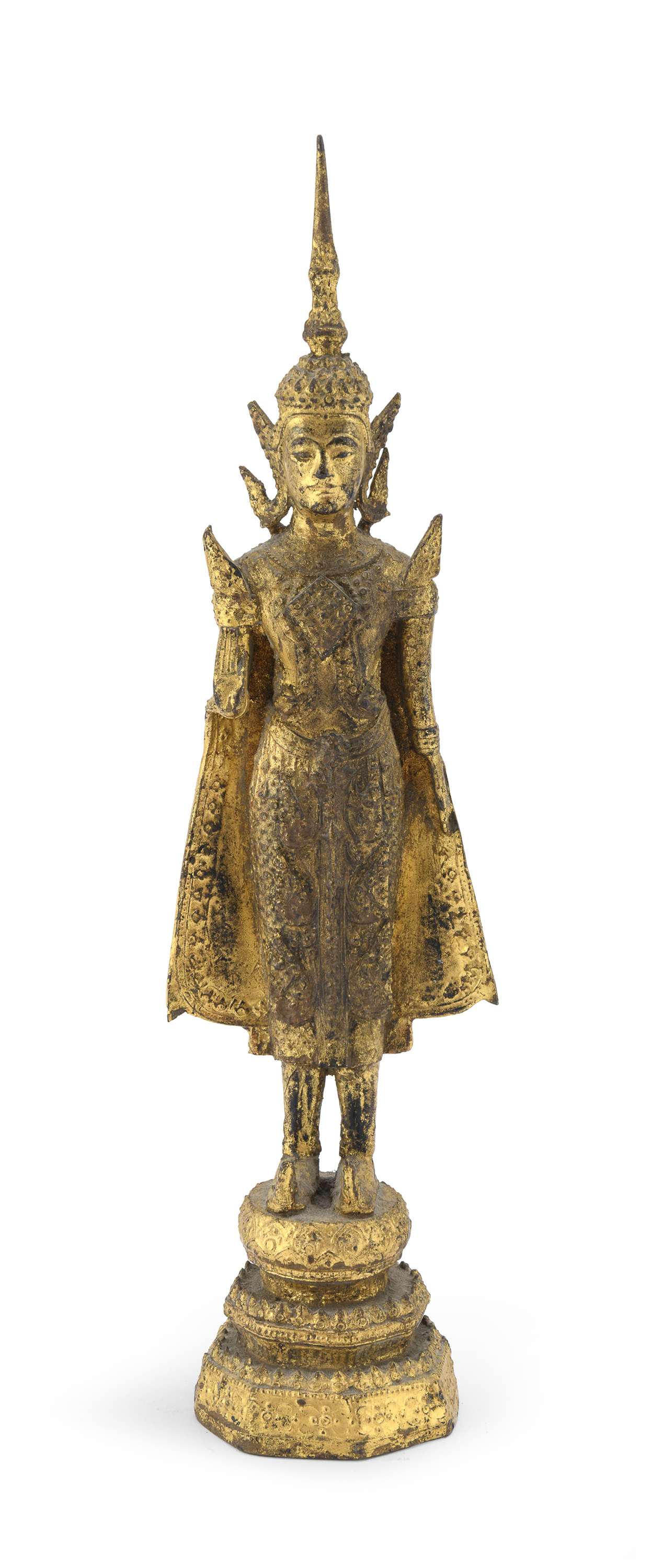 GILT BRONZE SCULPTURE THAILAND LATE 19TH EARLY 20TH CENTURY