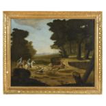 PAIR OF OIL PAINTINGS BY ENGLISH PAINTER LATE 18TH CENTURY