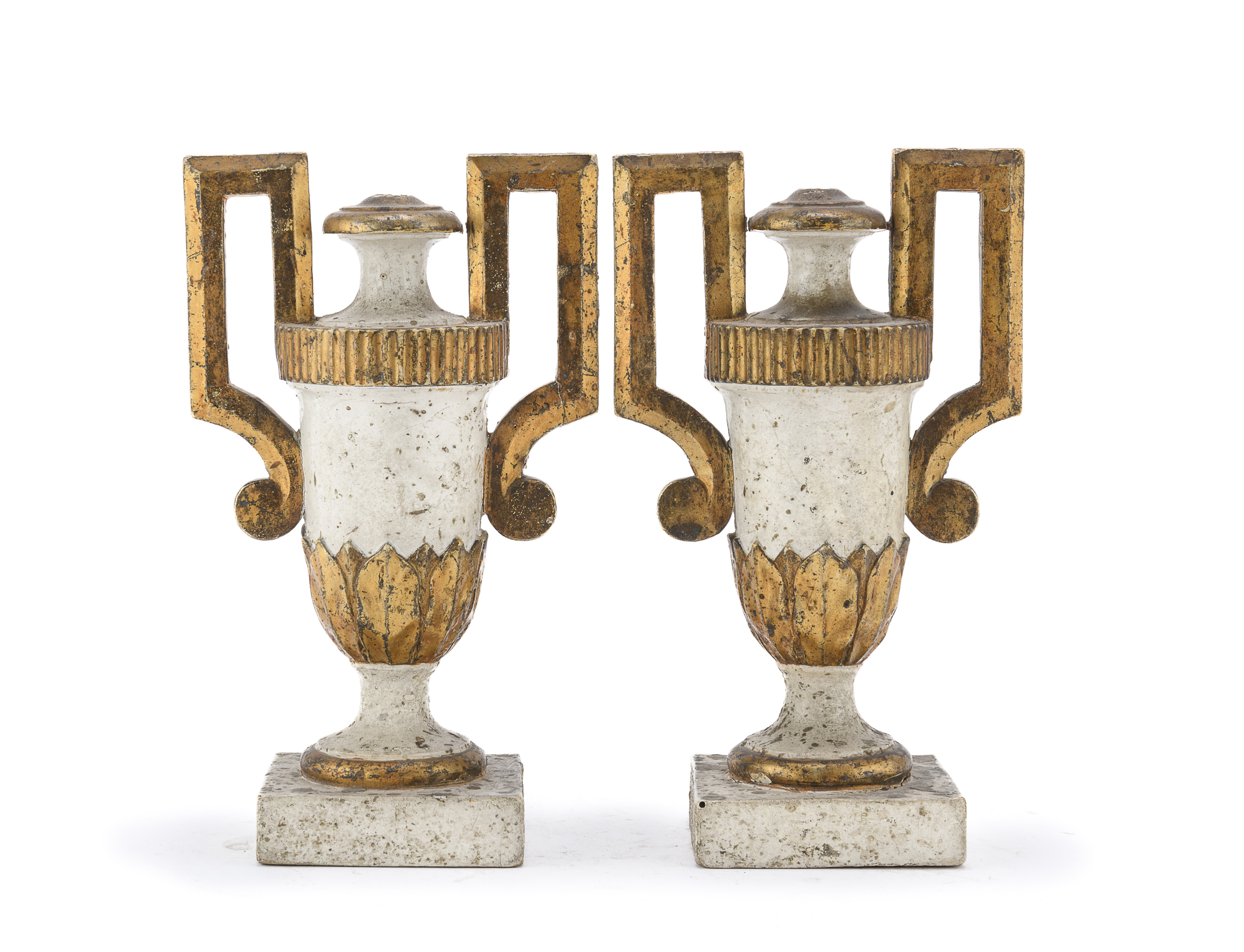 PAIR OF PORTAPALME IN LACQUERED WOOD EARLY 19TH CENTURY