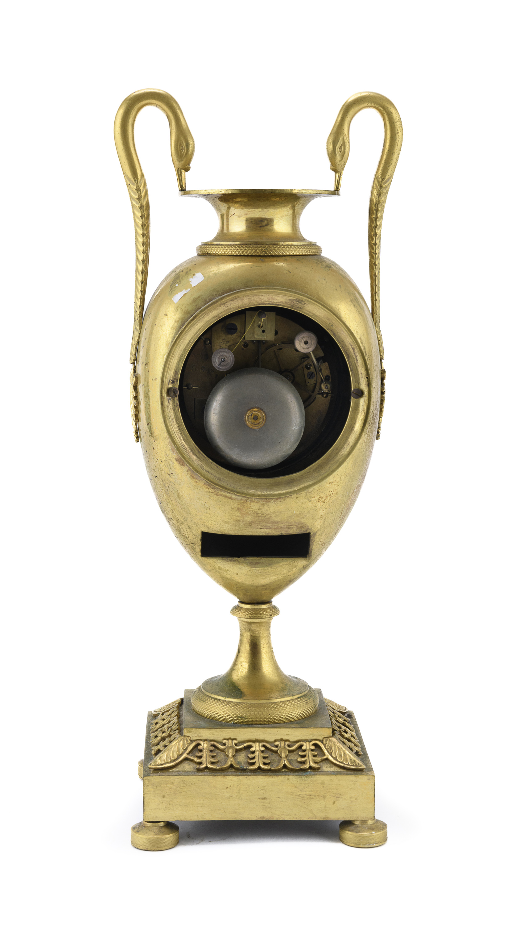 GILT BRONZE MANTEL CLOCK FRANCE LATE LOUIS XVI PERIOD - Image 2 of 2