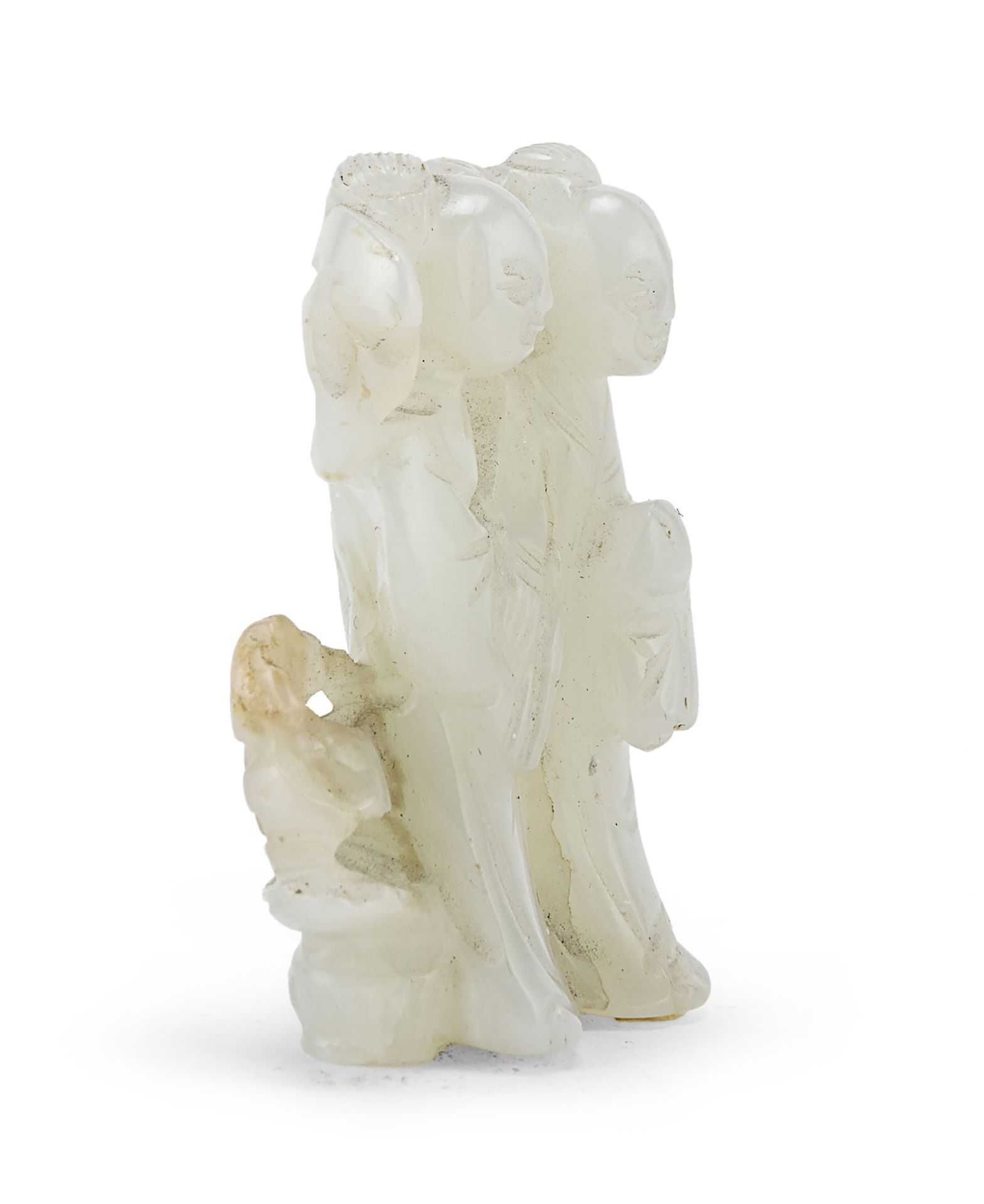 RARE AND IMPORTANT GROUP IN JADE CHINA LATE QING DYNASTY (1644 - 1911) - Image 2 of 3