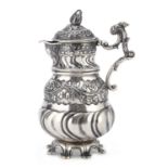 MIGNON SILVER TEAPOT AUSTRIA-HUNGARY EARLY 19TH CENTURY