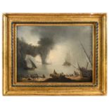 OIL PAINTING BY FRENCH PAINTER FIRST HALF OF THE 19TH CENTURY
