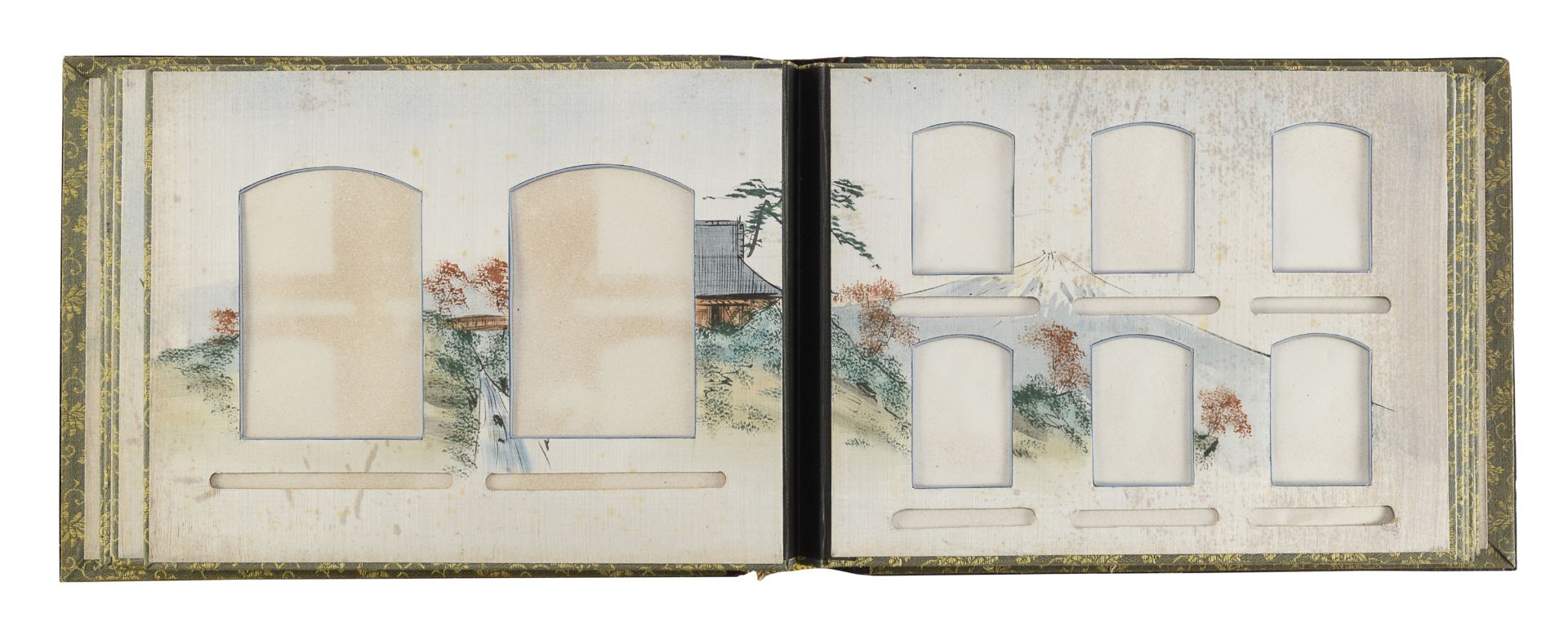 BLACK LACQUERED WOODEN PHOTO FRAME JAPAN FIRST HALF OF THE 20TH CENTURY - Image 2 of 2