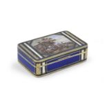 A GILT SILVER BOX 18TH CENTURY