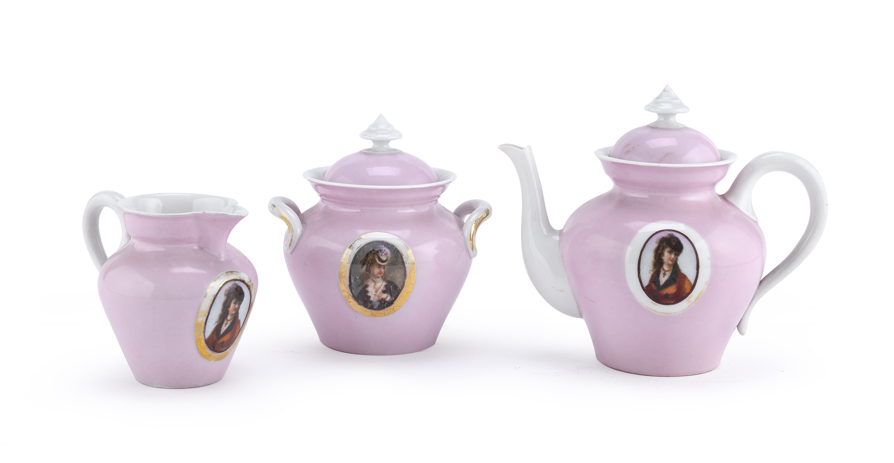 PORCELAIN TEA SET 19TH CENTURY