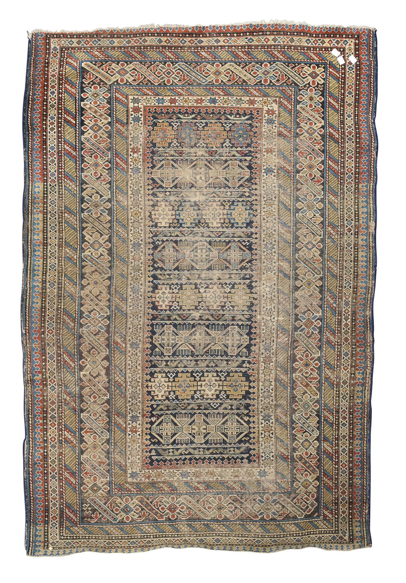 RARE CAUCASIAN KUBA RUG LATE 19TH CENTURY