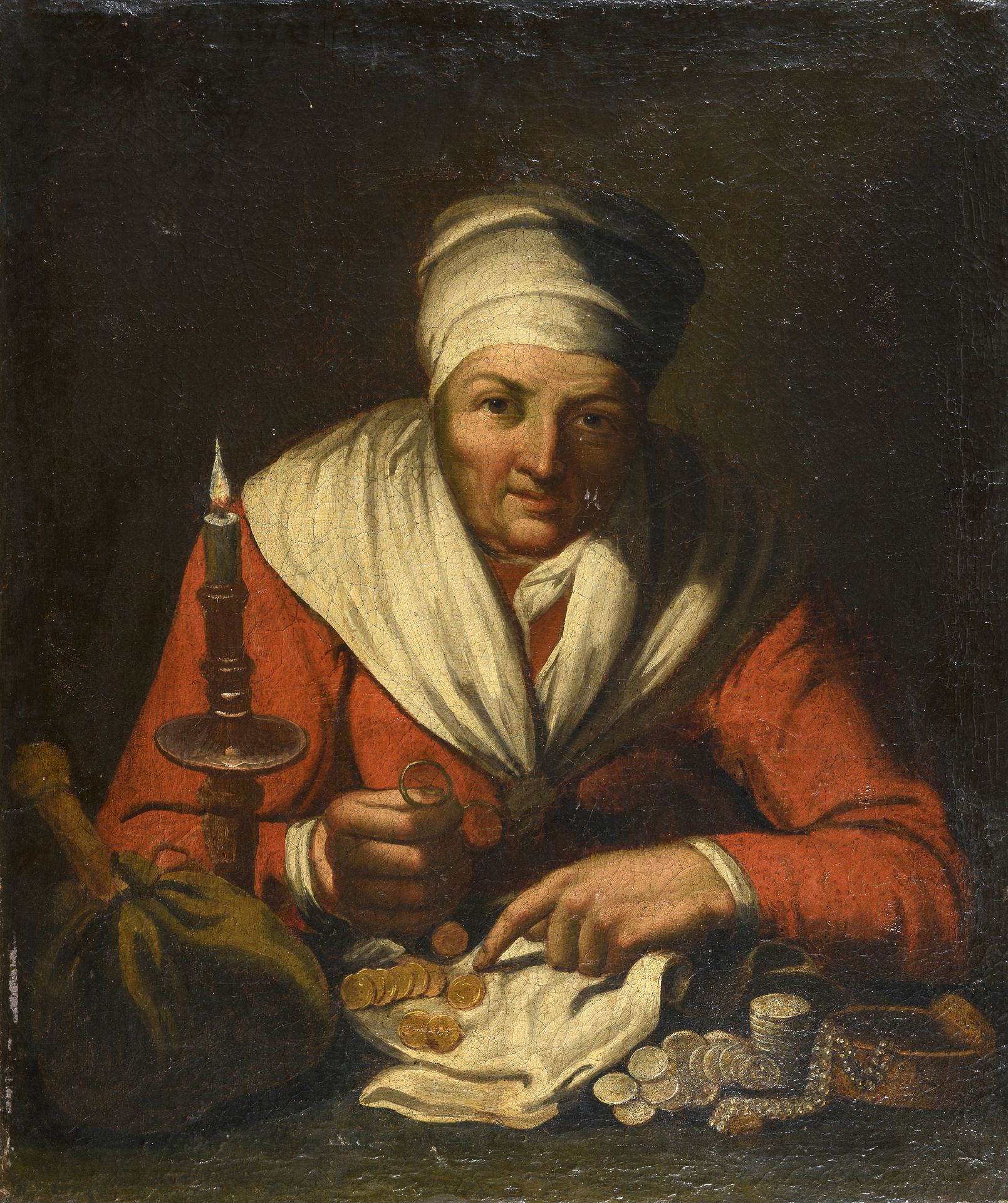 OIL PAINTING BY ABRAHAM BLOEMAERT follower of