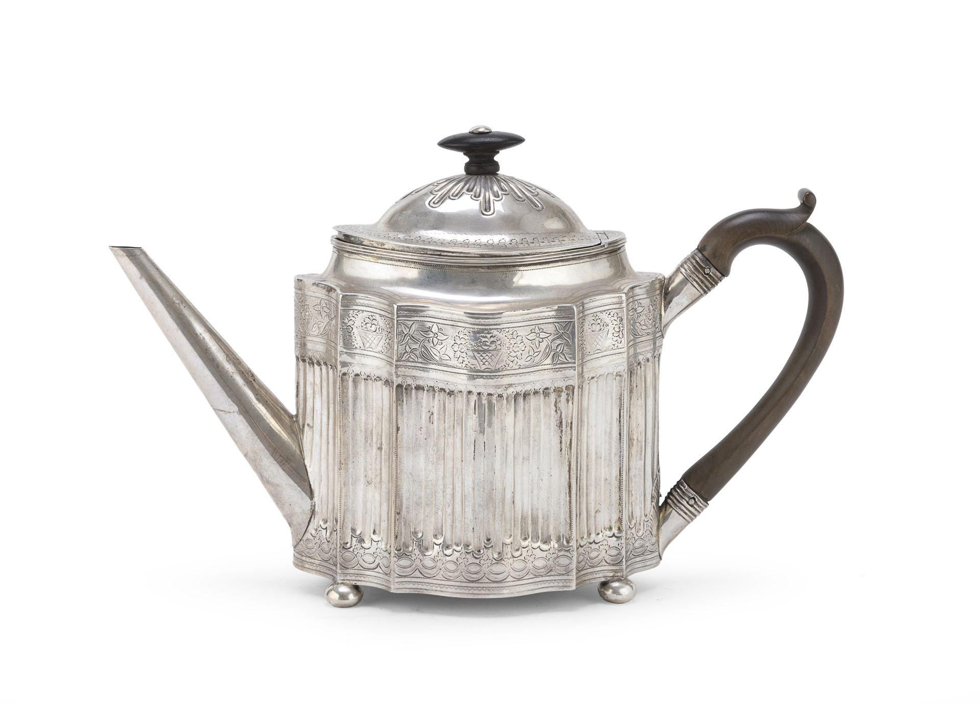 SILVER TEAPOT LONDON 1796