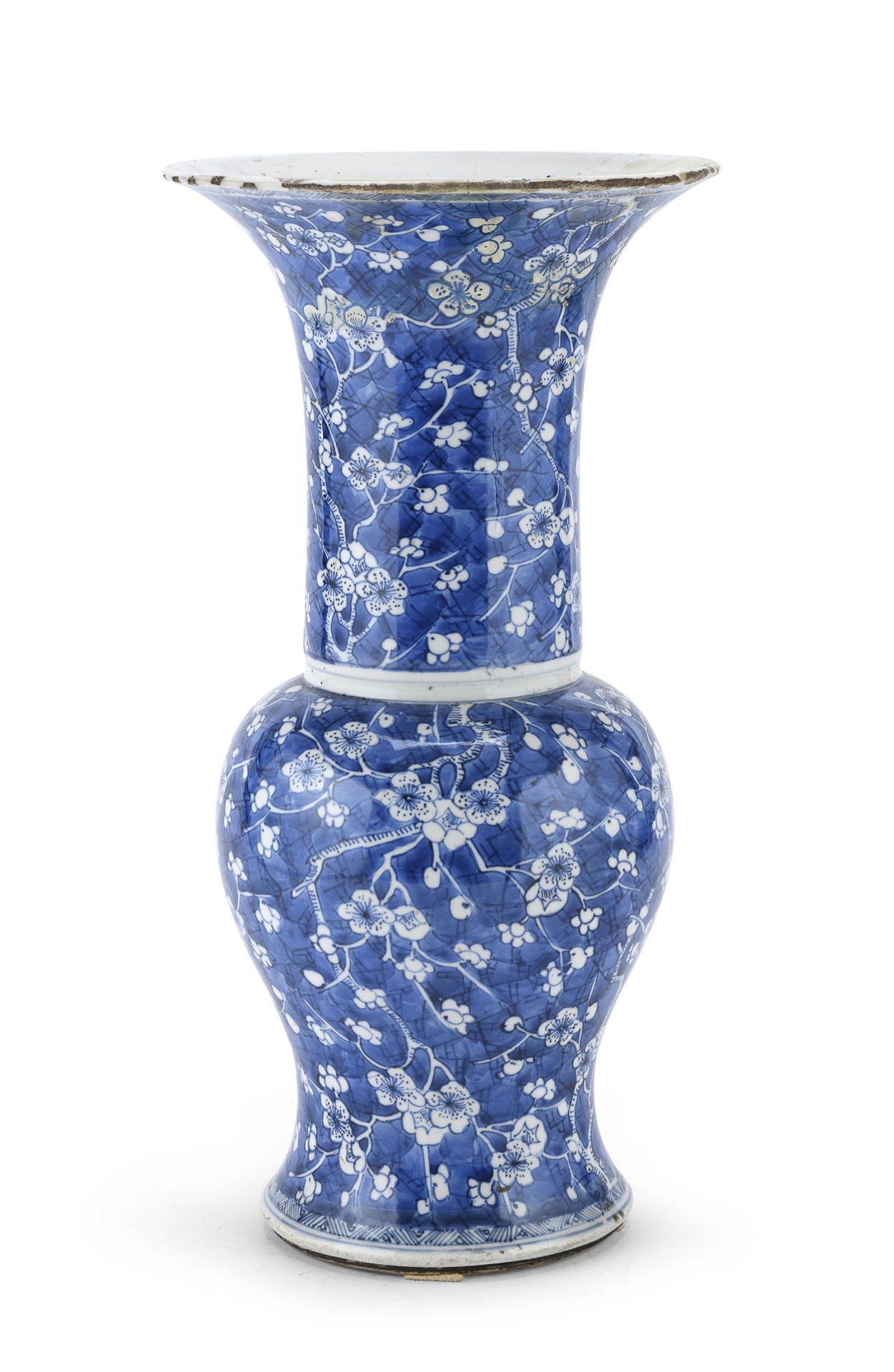 A BLUE AND WHITE PORCELAIN VASE CHINA 20TH CENTURY