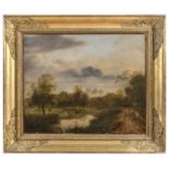 OIL PAINTING BY ENGLISH PAINTER 18TH CENTURY