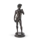 BRONZE SCULPTURE OF DAVID 19TH CENTURY