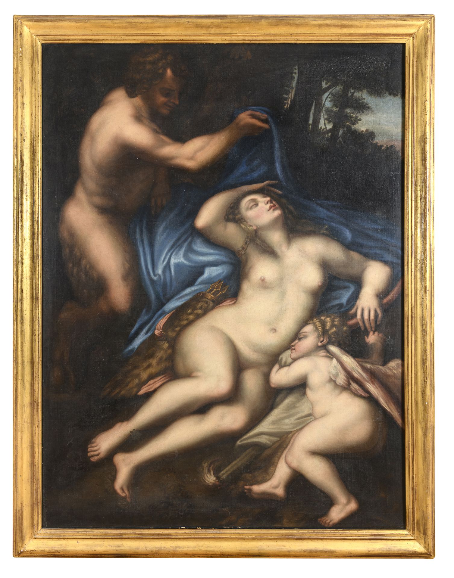 OIL PAINTING BY ANTONIO ALLEGRI known as IL CORREGGIO follower of