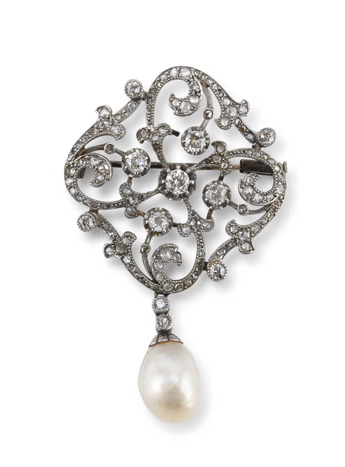 PLATINUM BROOCH