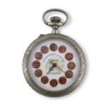 SILVER-PLATED POCKET WATCH EARLY 20TH CENTURY