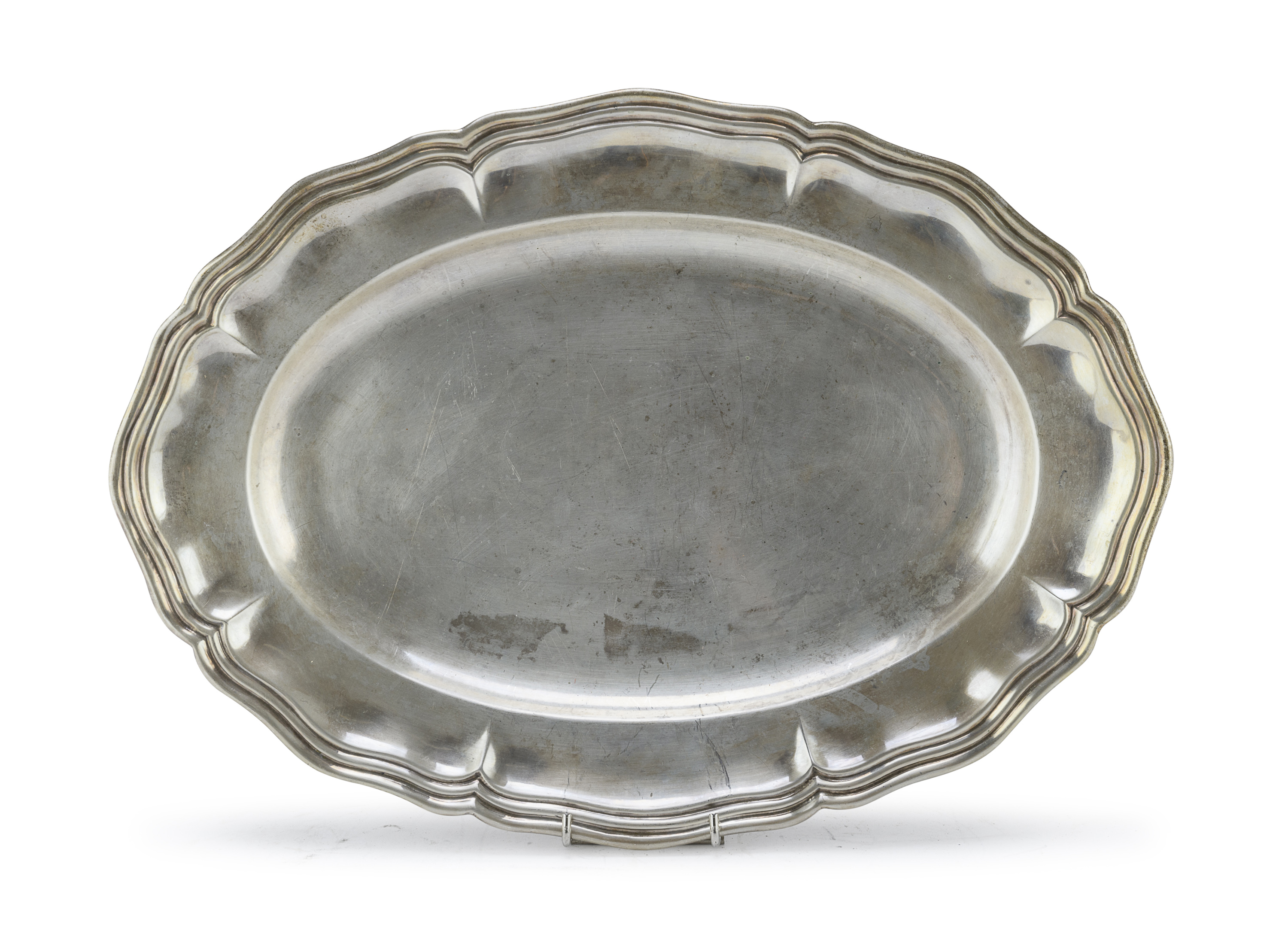 SILVER TRAY ITALY MID 20TH CENTURY