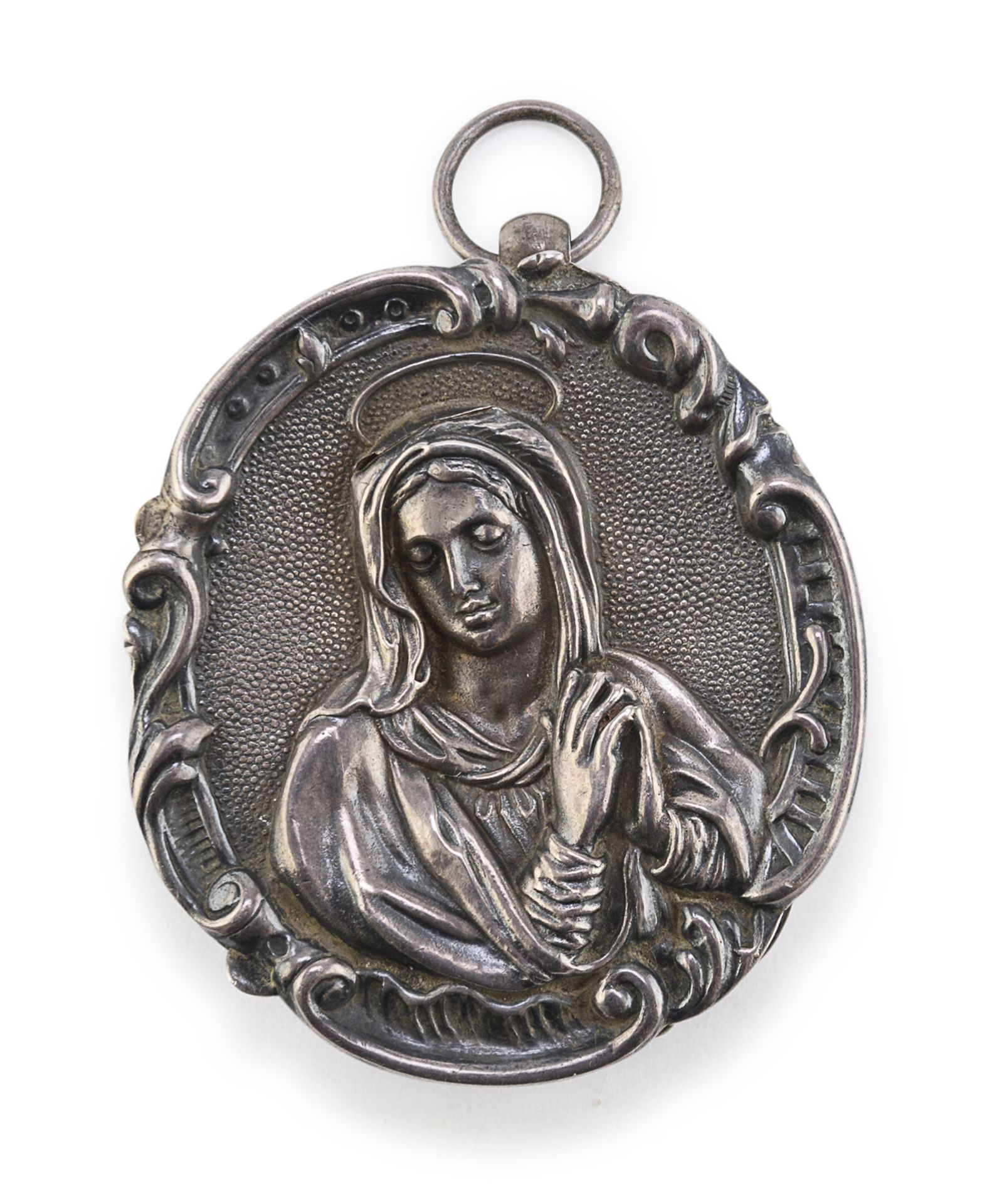 SILVER RELICS PENDANT 19TH CENTURY