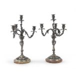 BEAUTIFUL PAIR OF SILVER CANDLESTICKS ALESSANDRIA 60s