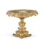 SMALL GILDED METAL STAND 19TH CENTURY