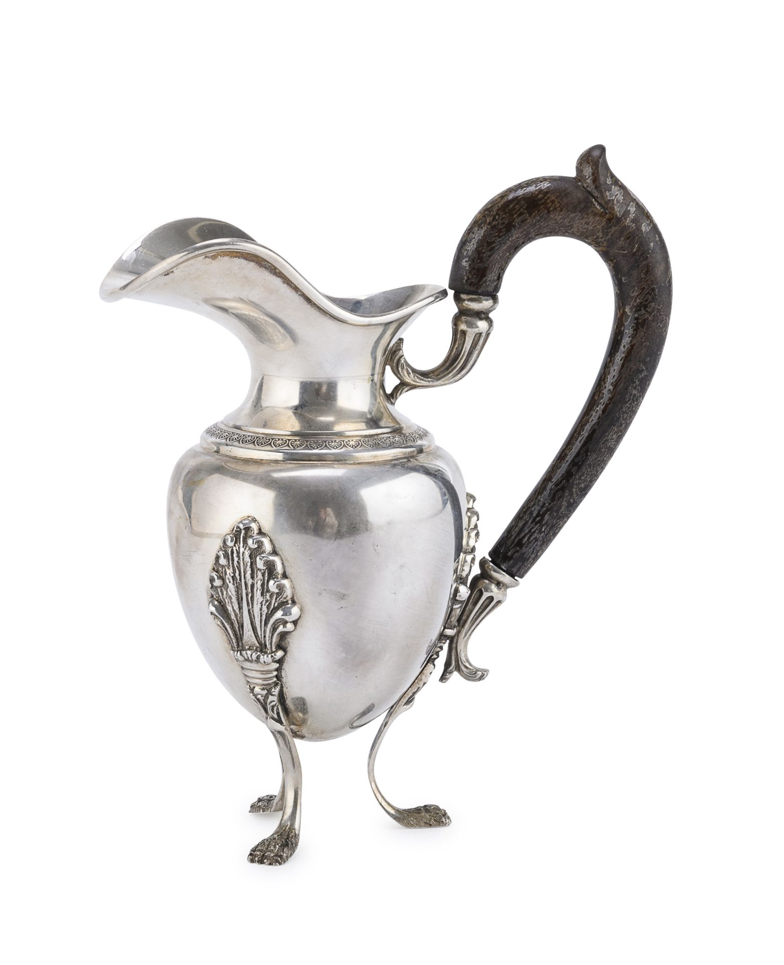 SILVER TEAPOT AND MILK JUG FLORENCE 1944/1968 - Image 2 of 2