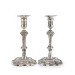 PAIR OF SILVER CANDLESTICKS MILAN 1968/1971