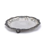 SILVER-PLATED SALVER TAUNTON UNITED STATES EARLY 20TH CENTURY