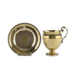 GILT SILVER BREAKFAST CUP PARIS 1819/1838