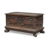 SMALL WALNUT CHEST VENETO 17TH CENTURY