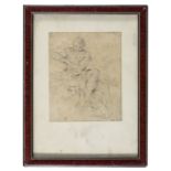 PENCIL DRAWING 18TH CENTURY