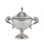 SILVER SUGAR BOWL ALESSANDRIA END OF THE 20TH CENTURY