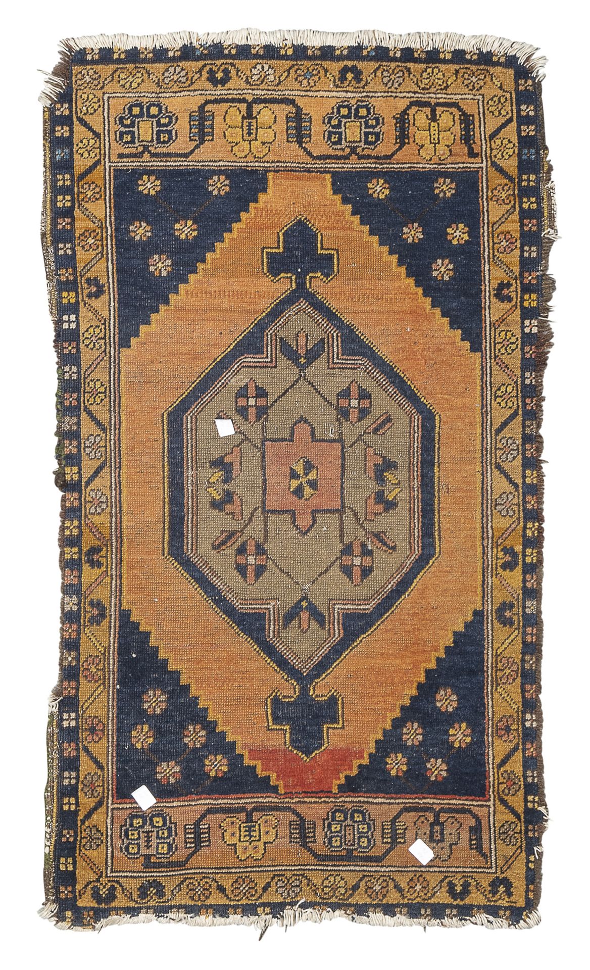 RARE ANATOLIAN KONIA BED RUG 19TH CENTURY