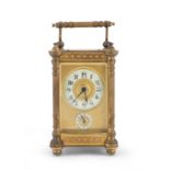 CARRIAGE CLOCK PENDULE D'OFFICIER 19TH CENTURY