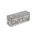 SILVER TOBACCO BOX 19TH CENTURY NETHERLANDS