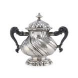 SILVER SUGAR BOWL VENICE SECOND HALF 19TH CENTURY