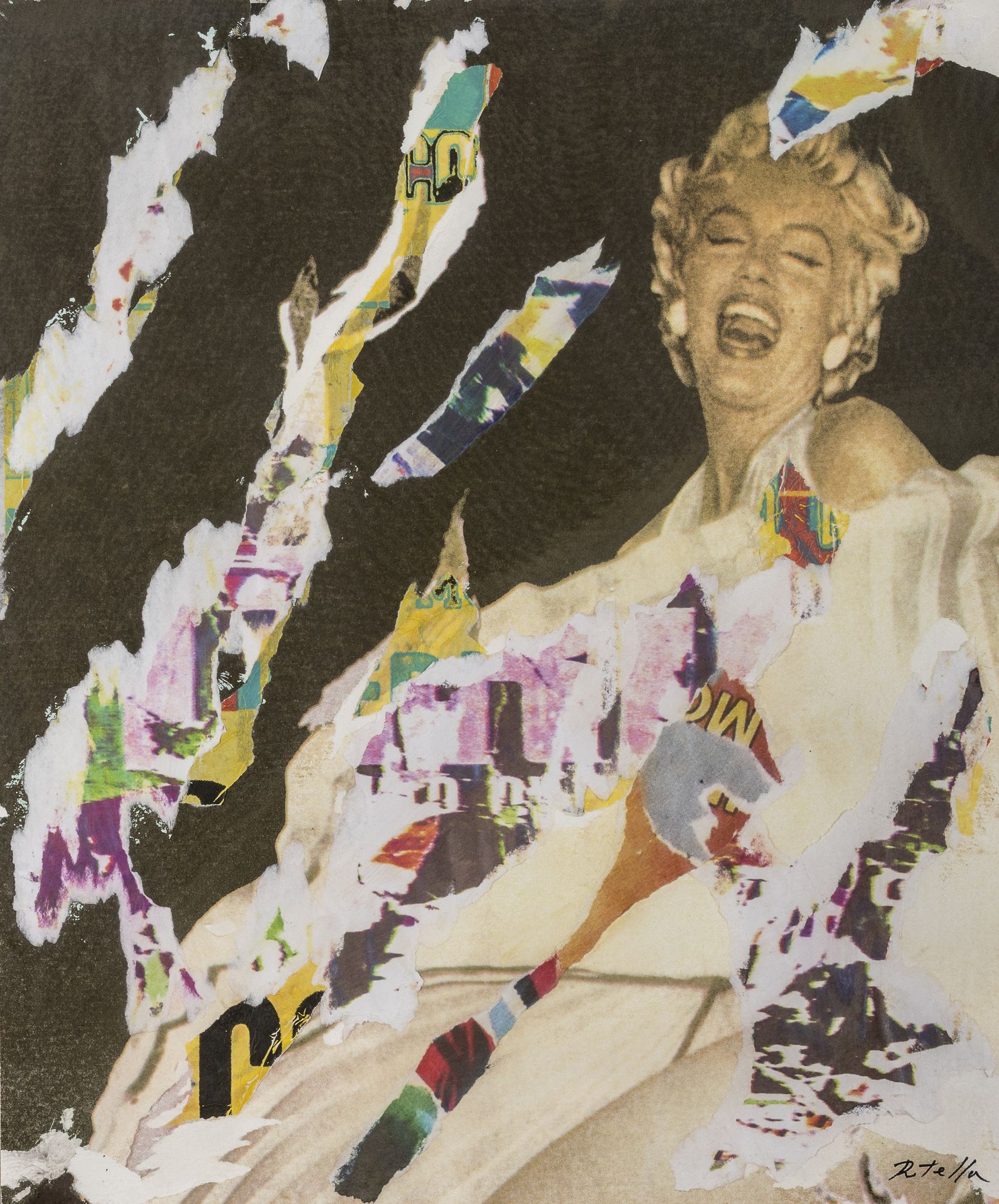 MARILYN MONOTYPE BY MIMMO ROTELLA 2003