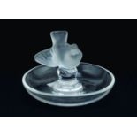 CRYSTAL ASHTRAY LALIQUE 1990s