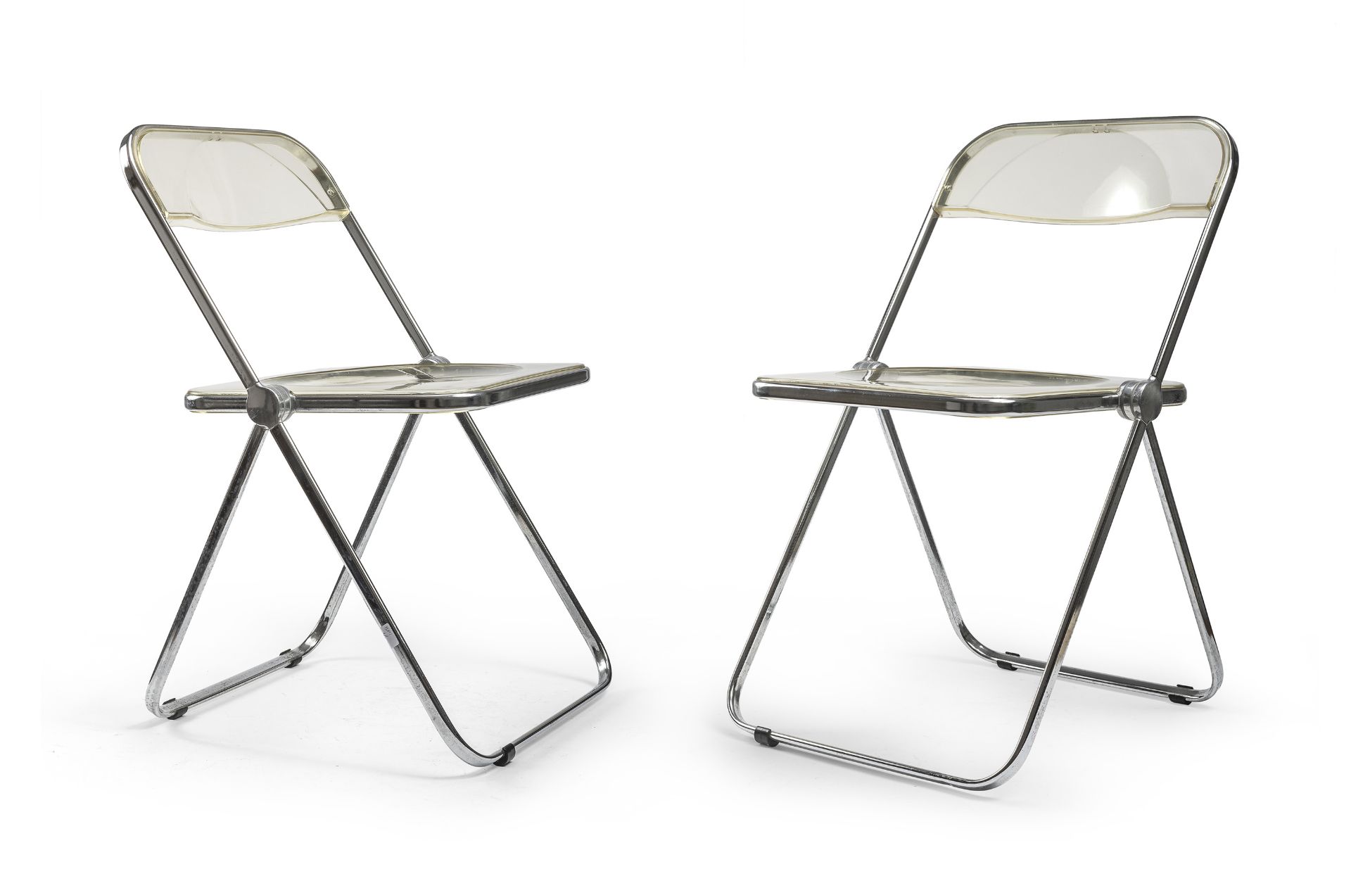 FOUR CHAIRS BY GIANCARLO PIRETTI FOR PLIA CASTELLI 1967