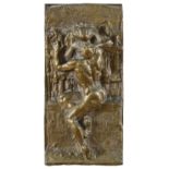 BRONZE BAS-RELIEF BY EUGENIO MACCAGNANI EARLY 20TH CENTURY