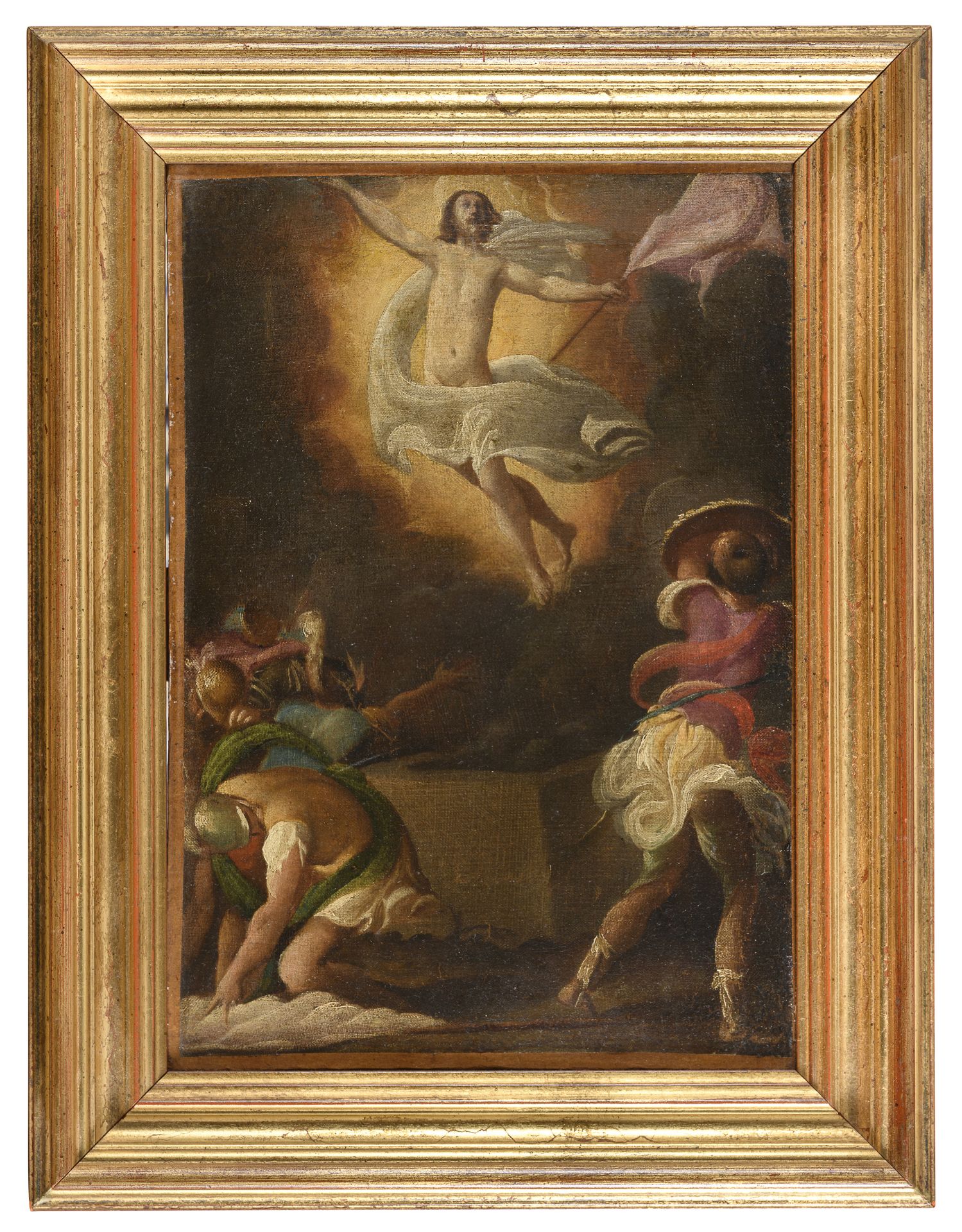 FERRARESE OIL PAINTING EARLY 17TH CENTURY - Image 2 of 2