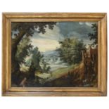 FLEMISH OIL PAINTING FIRST HALF OF THE 17TH CENTURY