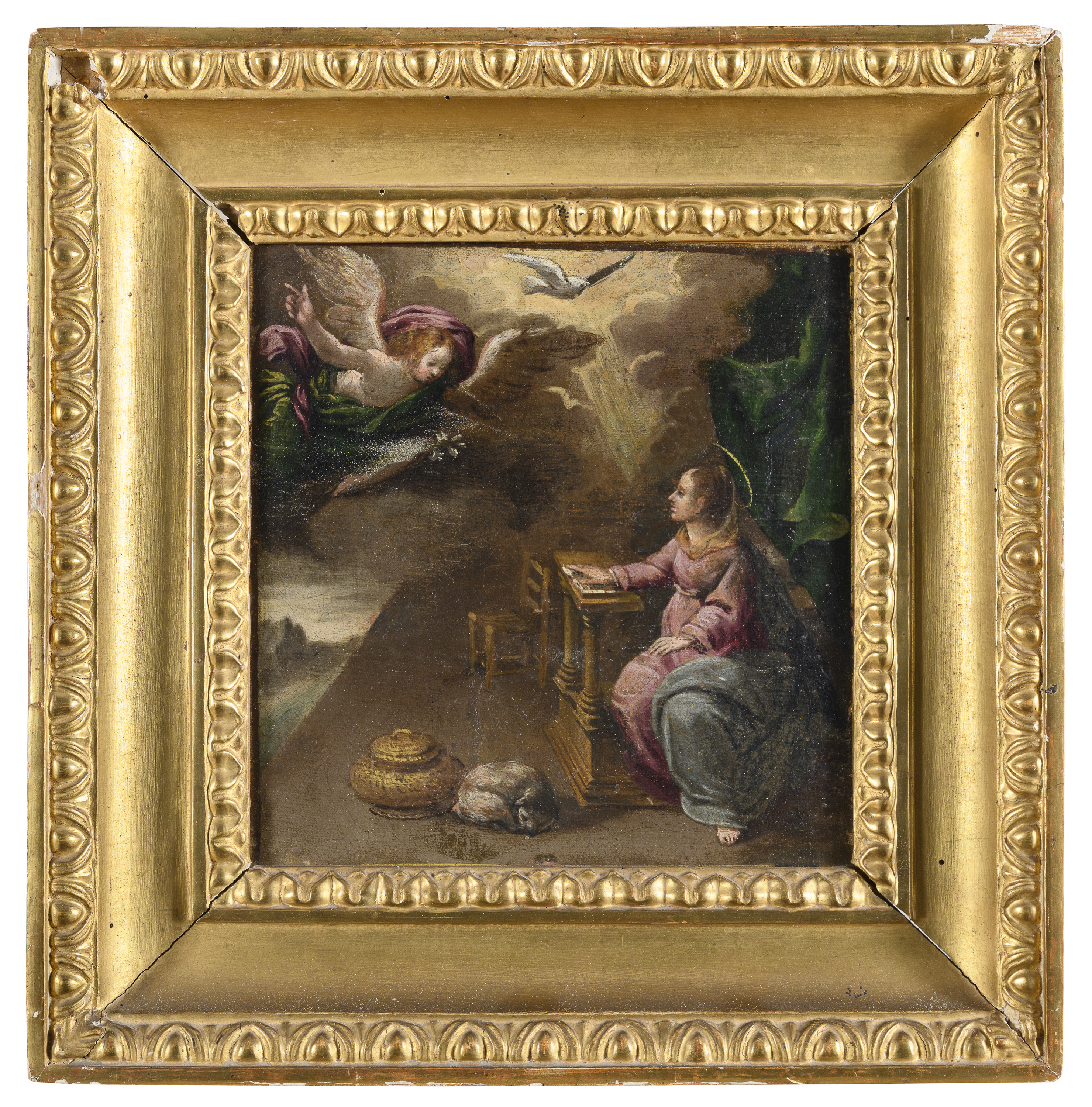 FERRARESE OIL PAINTING 17TH CENTURY - Image 2 of 2