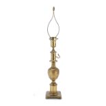 GILT METAL LAMP EARLY 20TH CENTURY