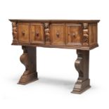 RARE WALNUT CABINET LIGURIA 17TH CENTURY