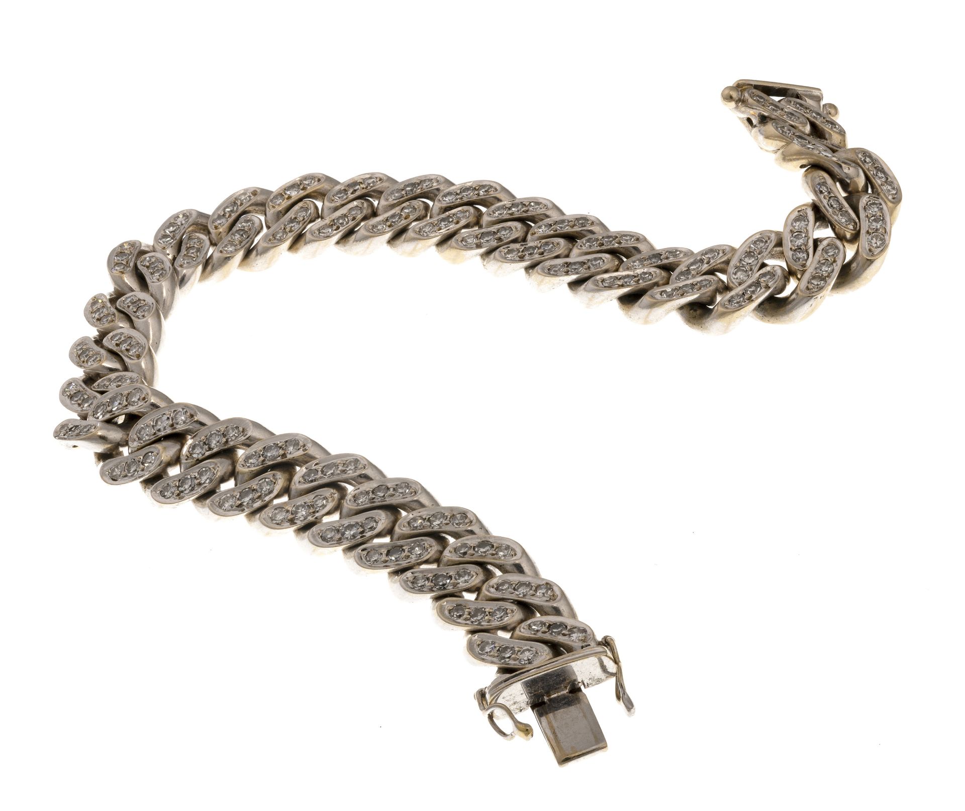 WHITE GOLD BRACELET WITH DIAMONDS