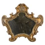 MIRROR IN LACQUERED WOOD 18TH CENTURY