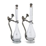 PAIR OF OIL BOTTLES EARLY 20TH CENTURY