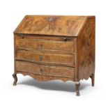 SECRETAIRE IN CAROB WOOD SICILY 18TH CENTURY