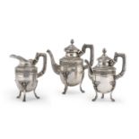 SILVER TEA AND COFFEE SET ITALY LATE 19TH EARLY 20TH CENTURY
