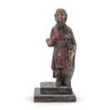 SCULPTURE OF A PILGRIM LATE 18TH CENTURY