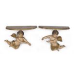 PAIR OF HANGING SHELVES EARLY 18TH CENTURY